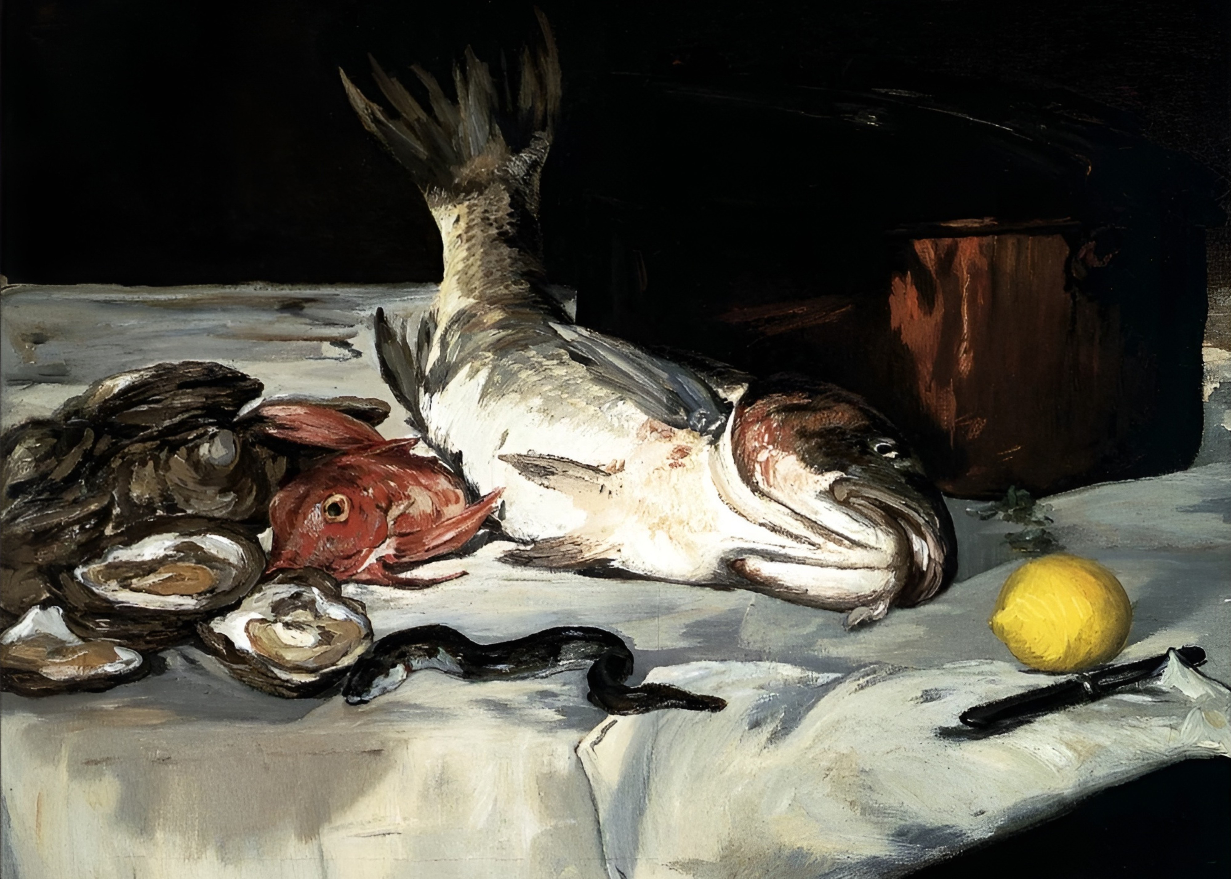 Still Life with Fish and Oysters