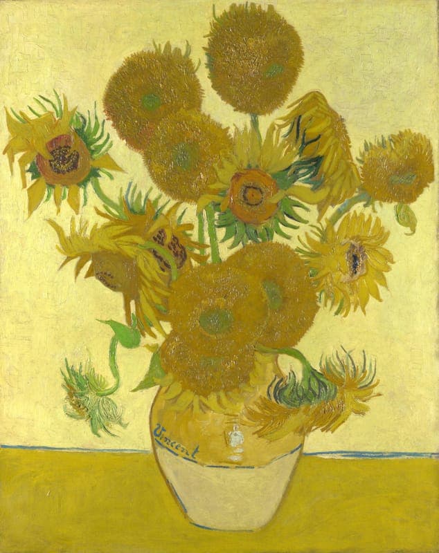 Sunflowers, by Vincent van Gogh, 1888