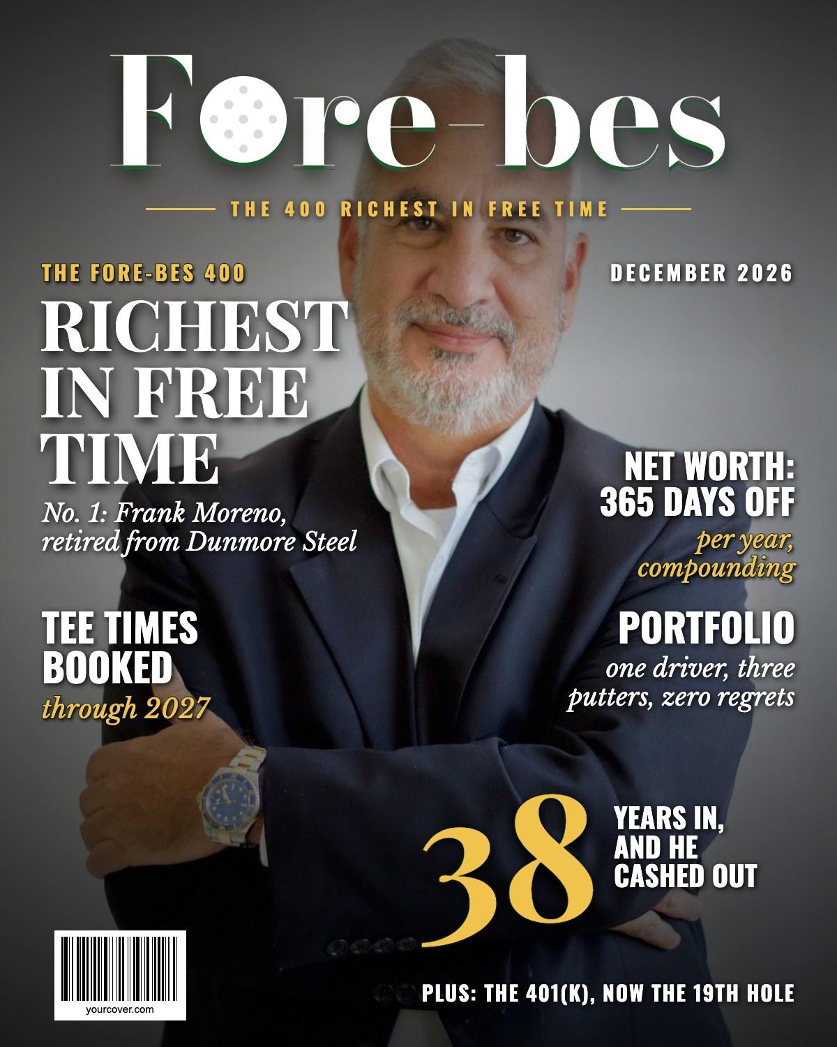 Fore-bes magazine cover template