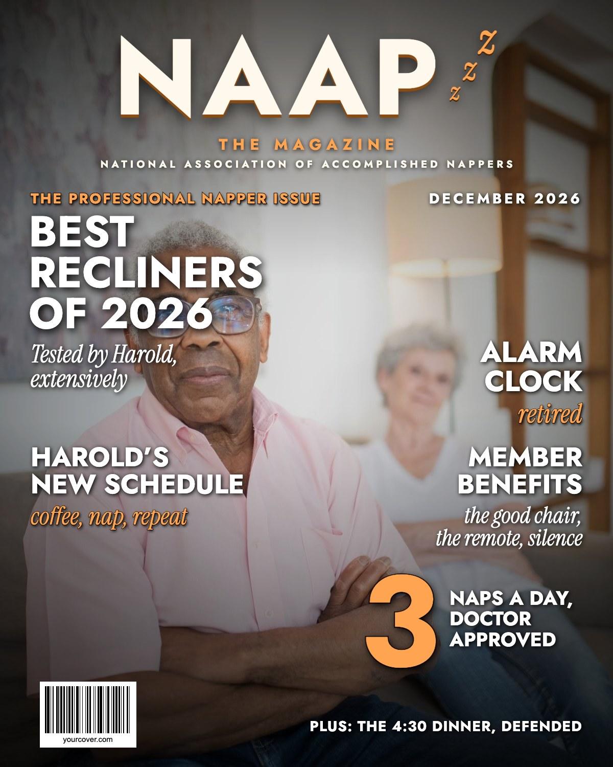 NAAP The Magazine magazine cover template