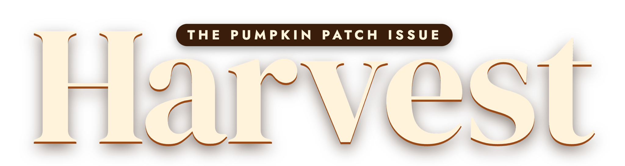 Harvest (Fall) magazine cover template