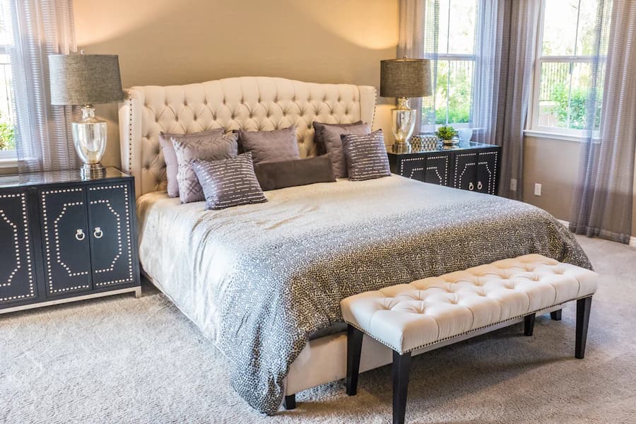 Customer photo on a bedroom wall