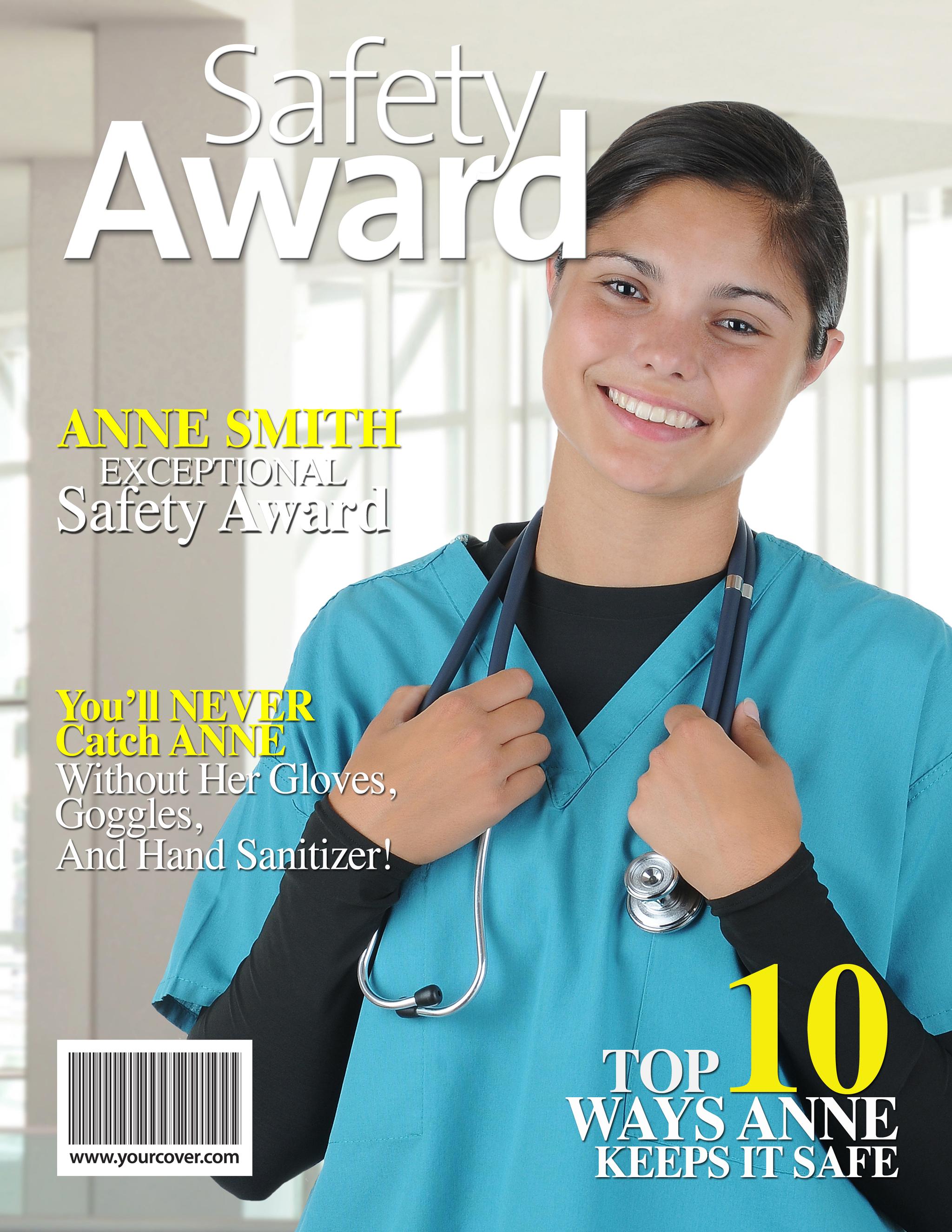 undefined magazine cover template