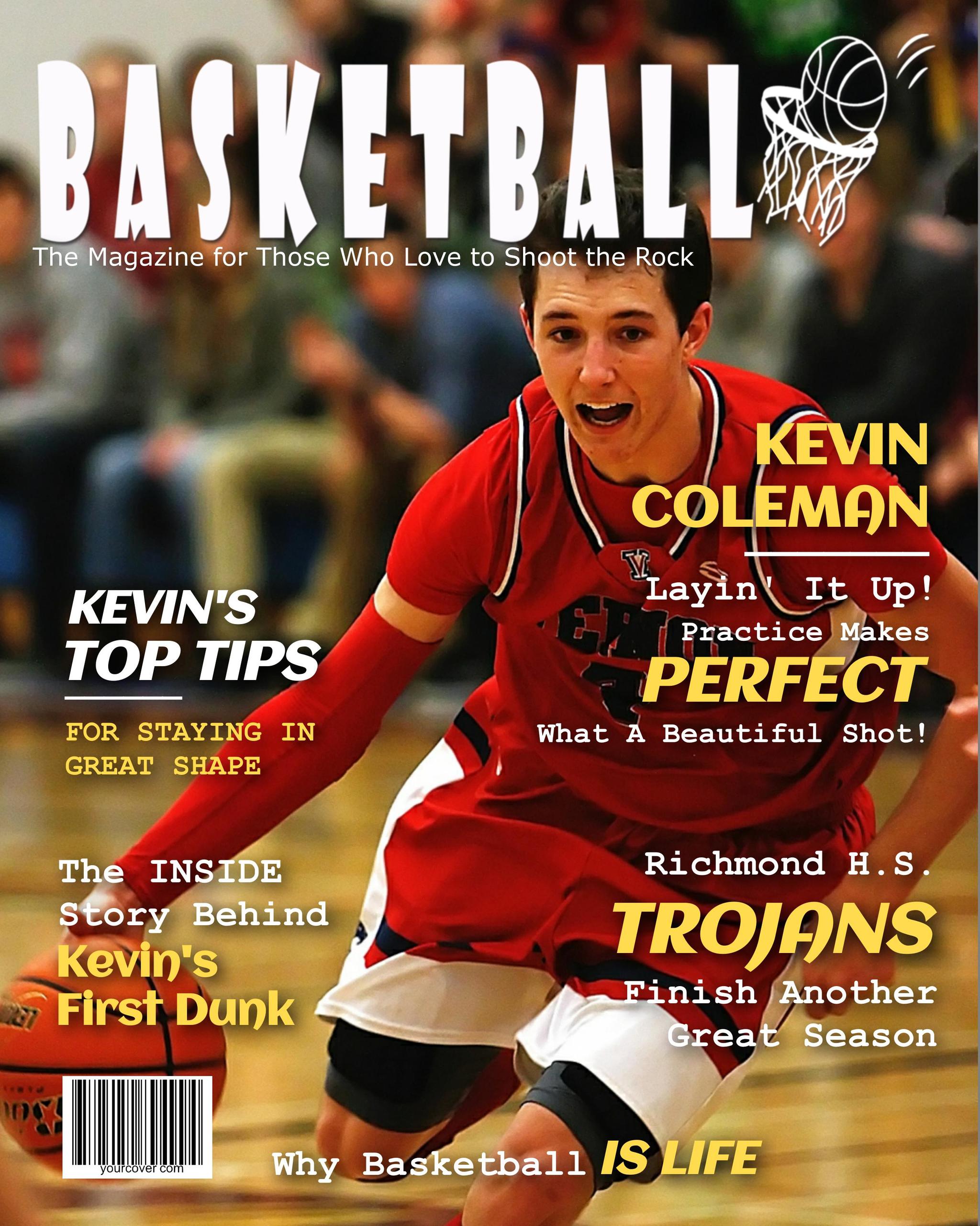 undefined magazine cover template