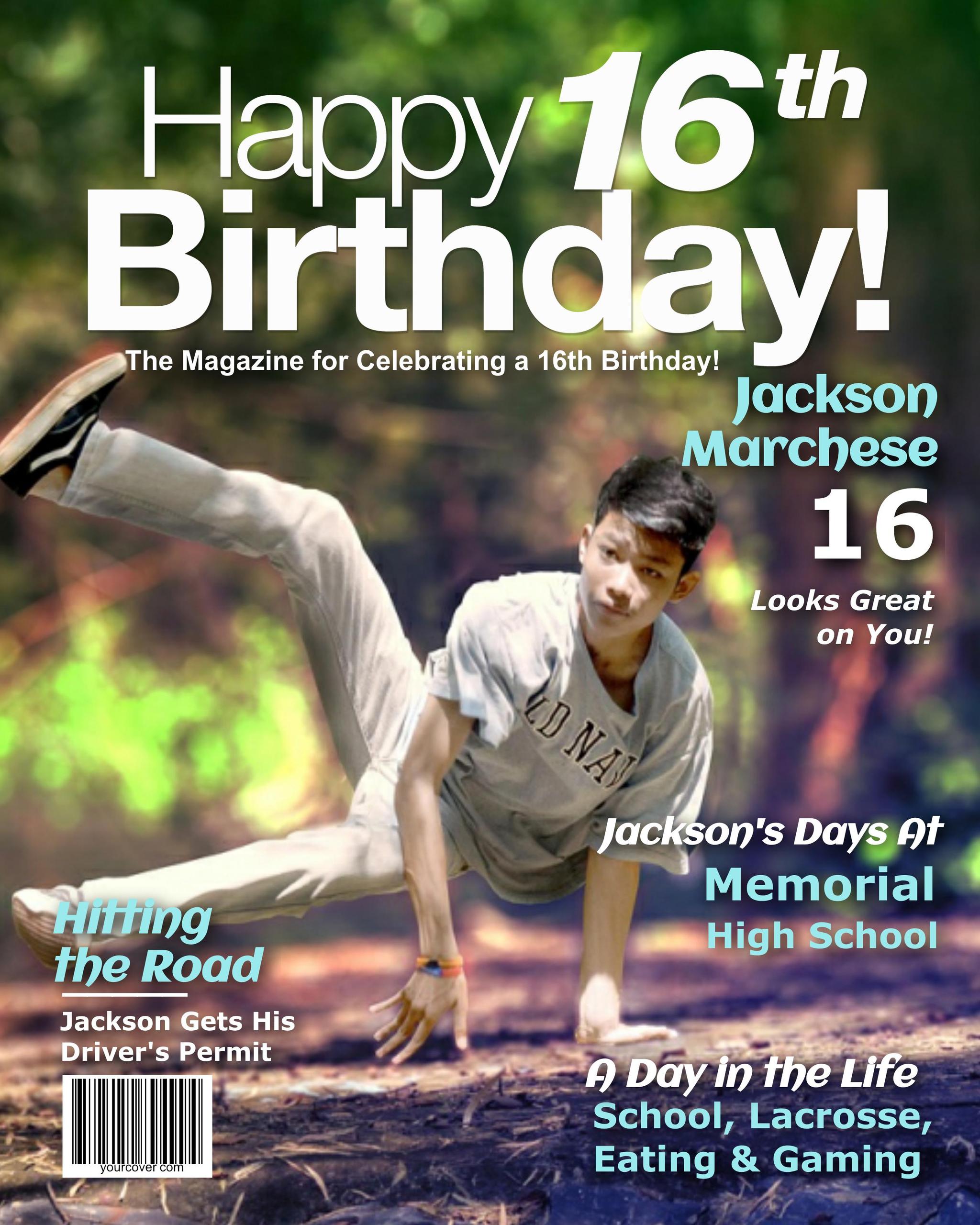 undefined magazine cover template