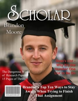 undefined magazine cover template