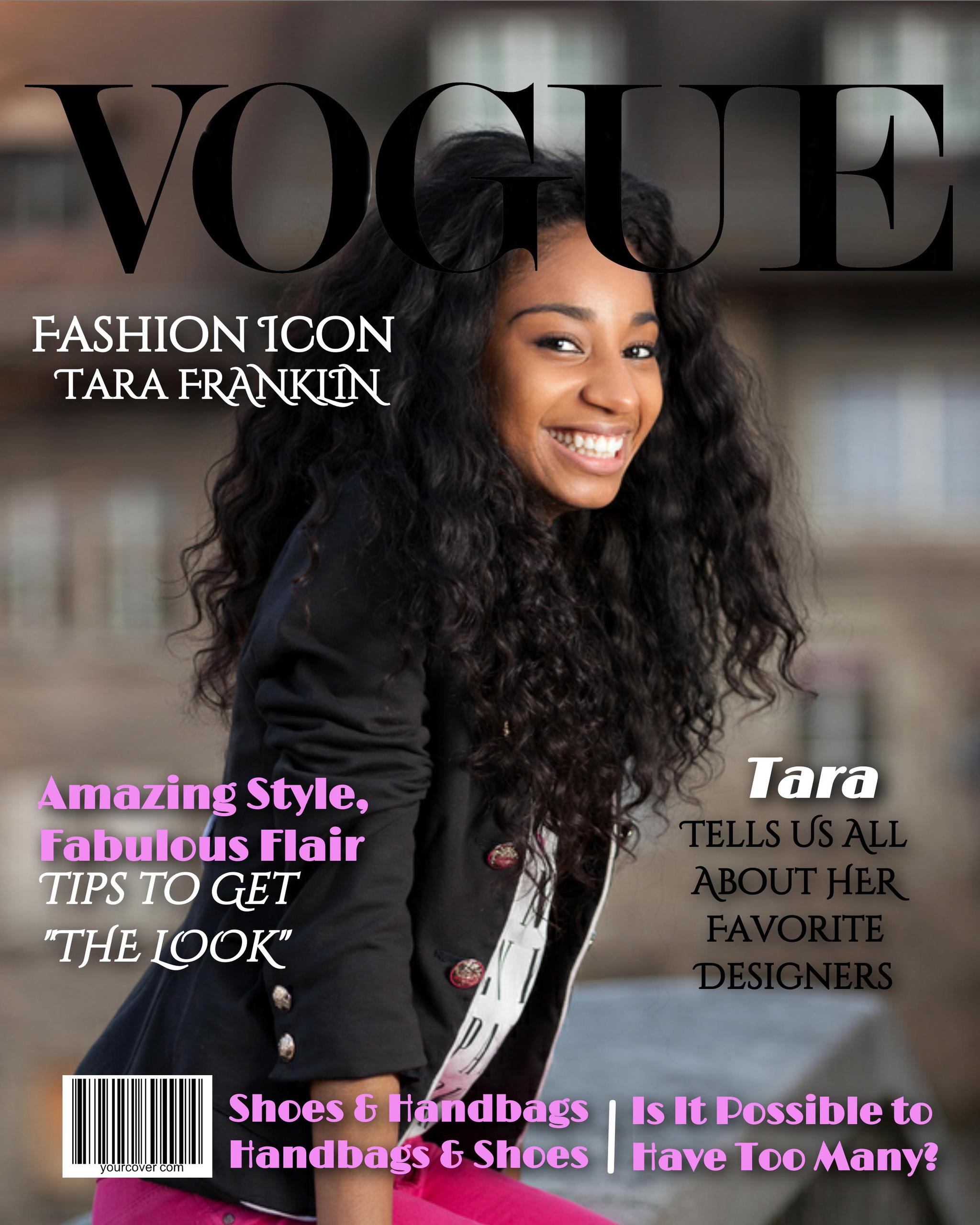 30th Anniversary magazine cover template