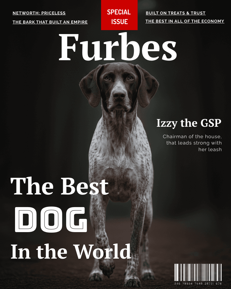 Furbes 30 magazine cover template