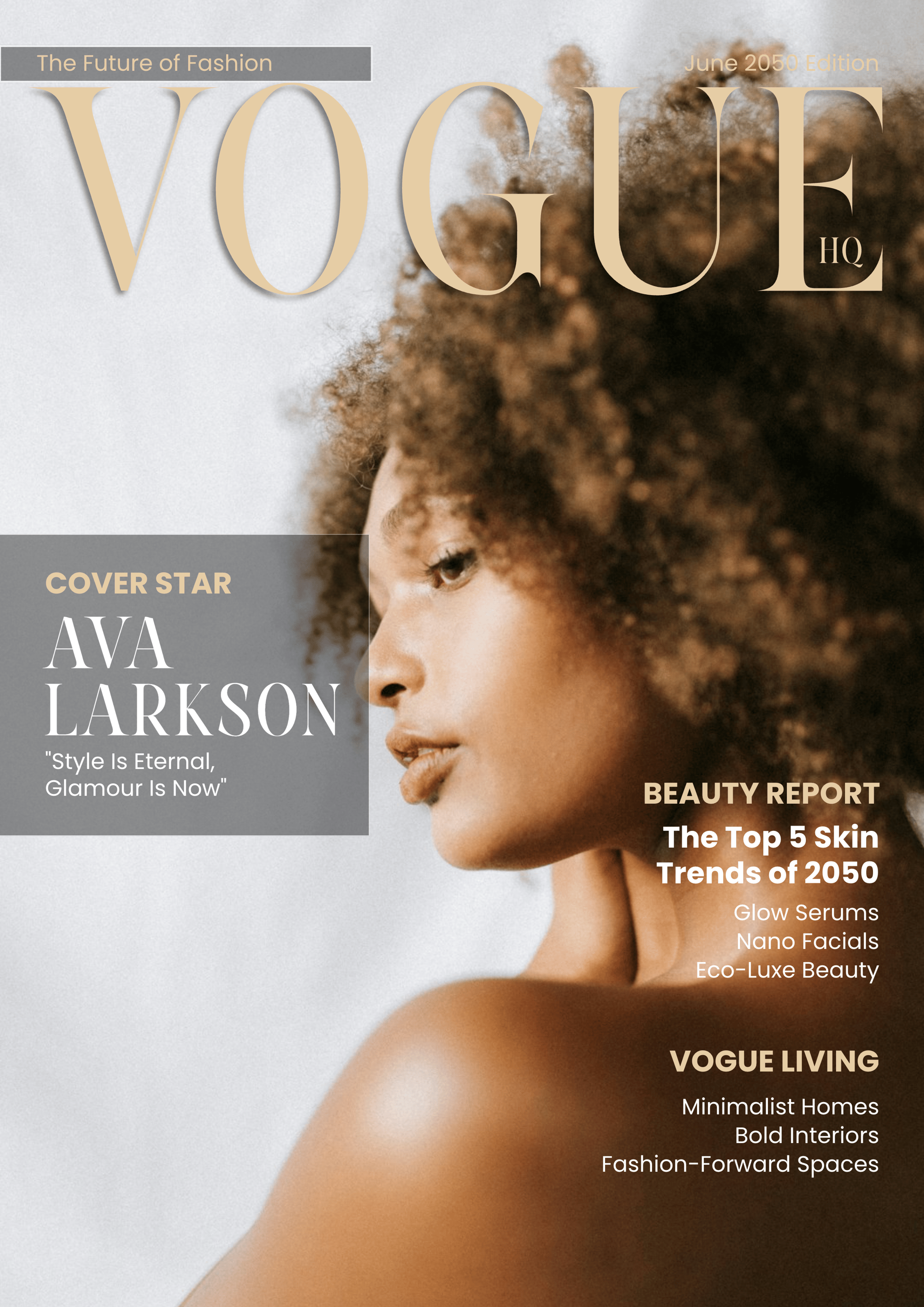 Anniversary magazine cover example 3