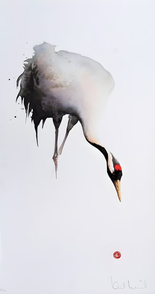 Crane in Mist