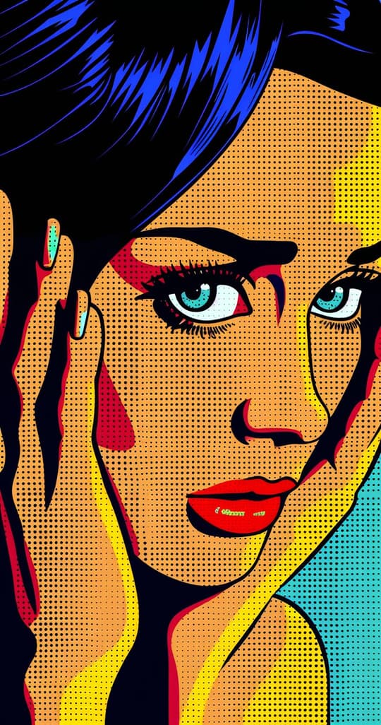 Pop Art Portrait Woman