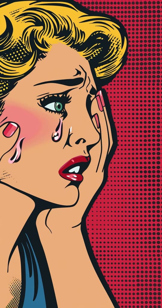 Pop Art Woman Portrait