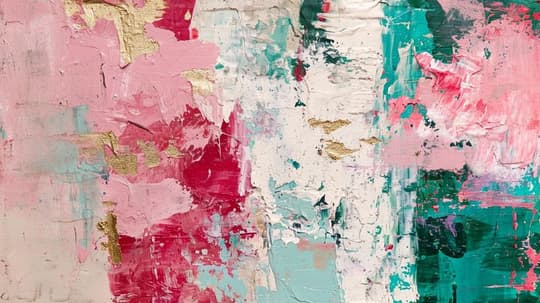 Abstract Floral Layers