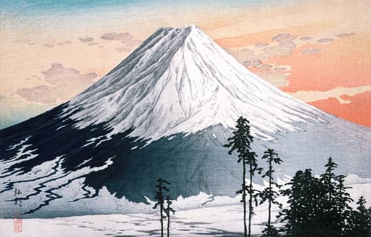 Mount Fuji in Winter