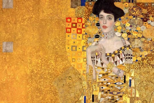 Golden Elegance Portrait