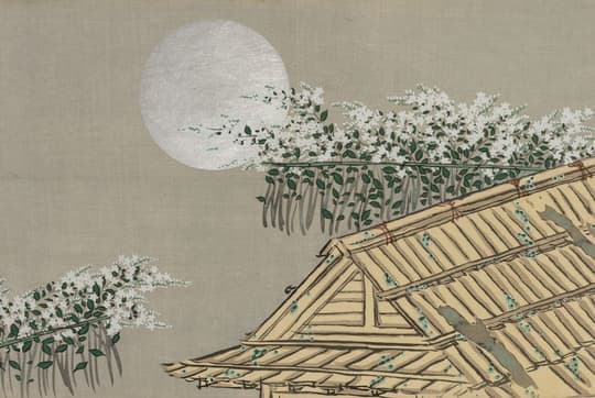 Moonlit Eaves & Flowering Vines
