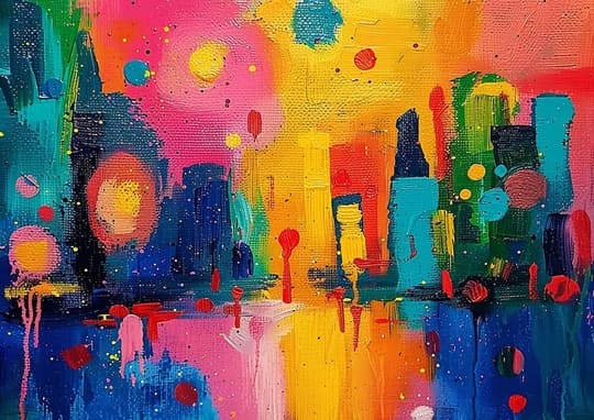 Neon Cityscape Dreams