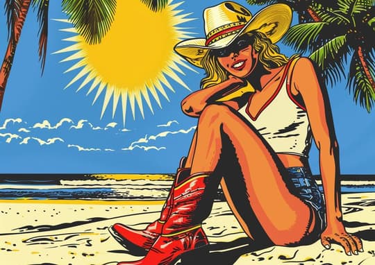 Beach Cowgirl