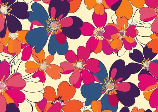 Vibrant Botanical Blooms