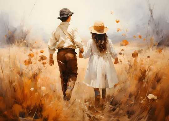 Summer Run Through the Fields