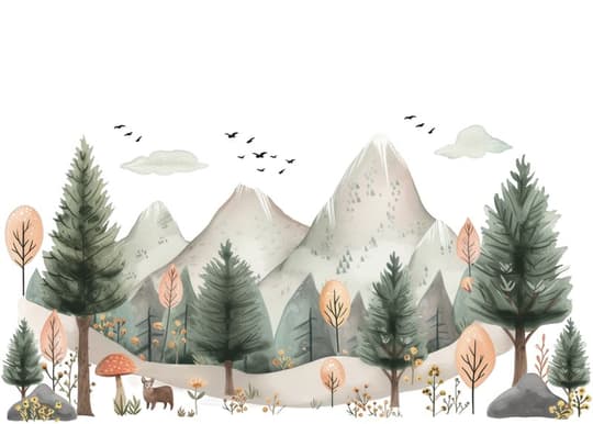 Mountain Forest Landscape