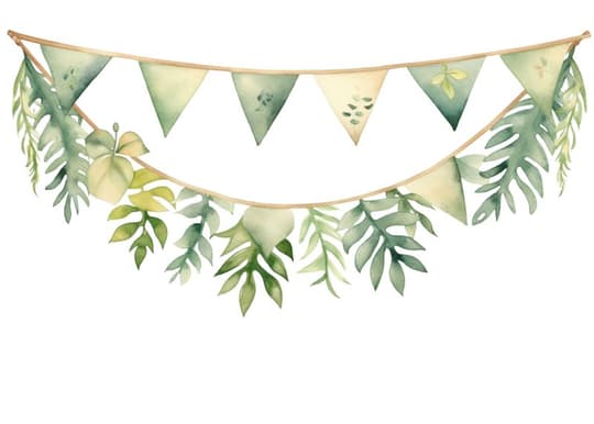 Leafy Garden Garland