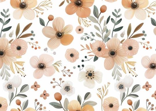 Botanical Floral Garden Pattern