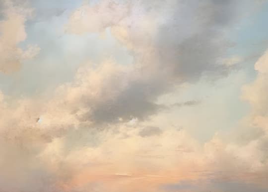 Soft Clouds at Dusk
