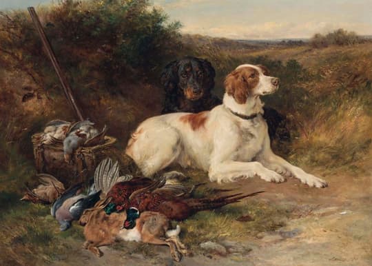 Hunting Dogs with Game