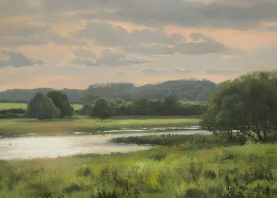 River Valley at Dusk