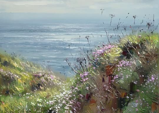 Wildflowers by the Sea