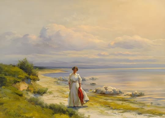 Woman by the Shore