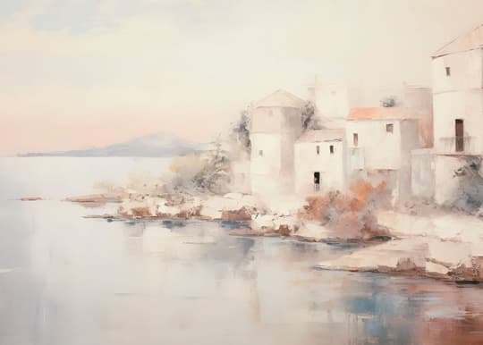 Coastal Mediterranean Village
