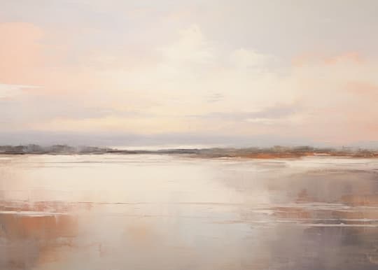 Serene Waterscape at Dawn