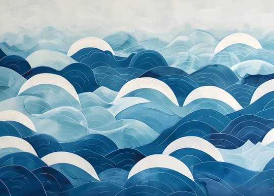 Abstract Ocean Waves