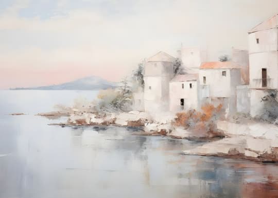 Mediterranean Coastal Village