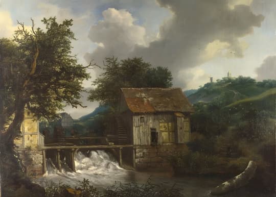 The Old Mill by the River