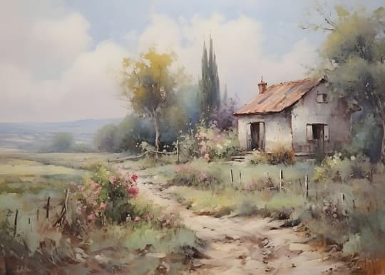 Tuscan Cottage in Bloom