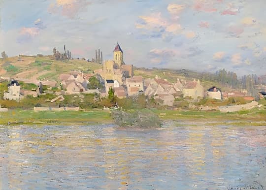 River Village with Church Tower