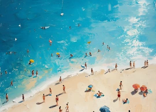 Aerial Beach Paradise