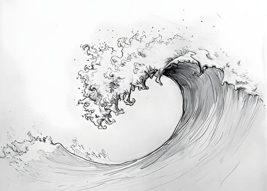 Crashing Wave Study