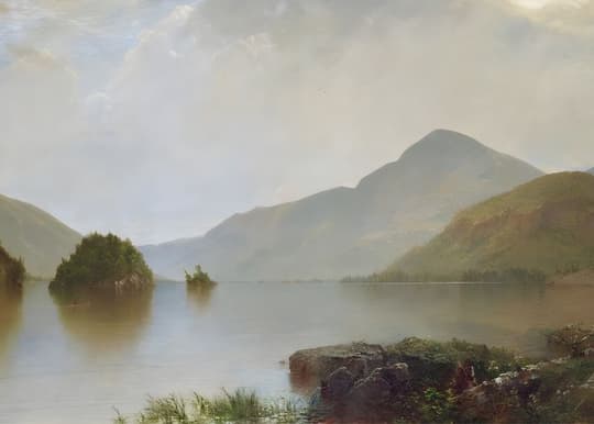 Mountain Lake Landscape