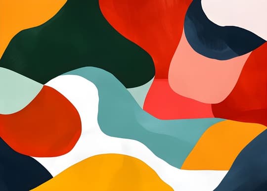 Flowing Forms Abstract