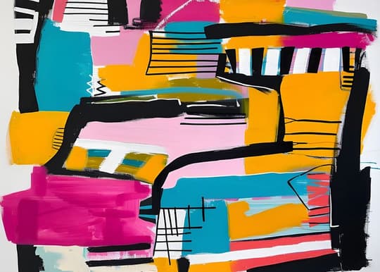 Bold Geometry in Vibrant Colors