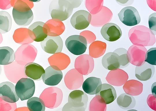 Watercolor Circles in Bloom