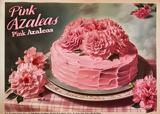 Pink Azaleas Cake