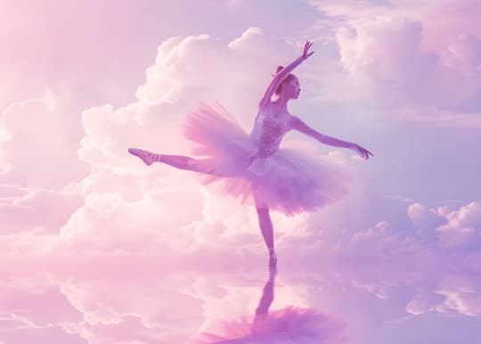 Dancer Among Clouds