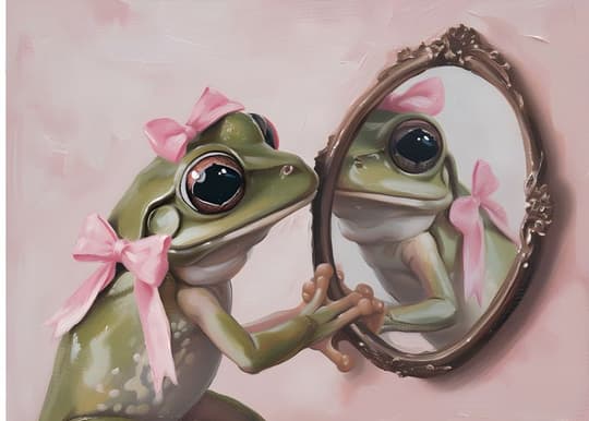 Frog's Mirror Moment