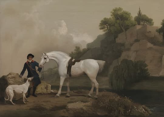 Gentleman with Horse and Hound