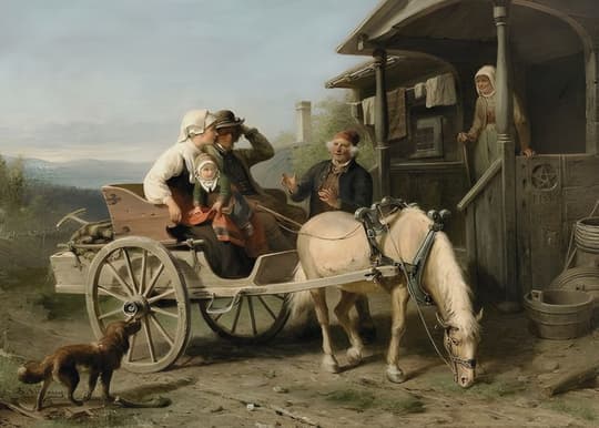Travelers at the Wayside Inn